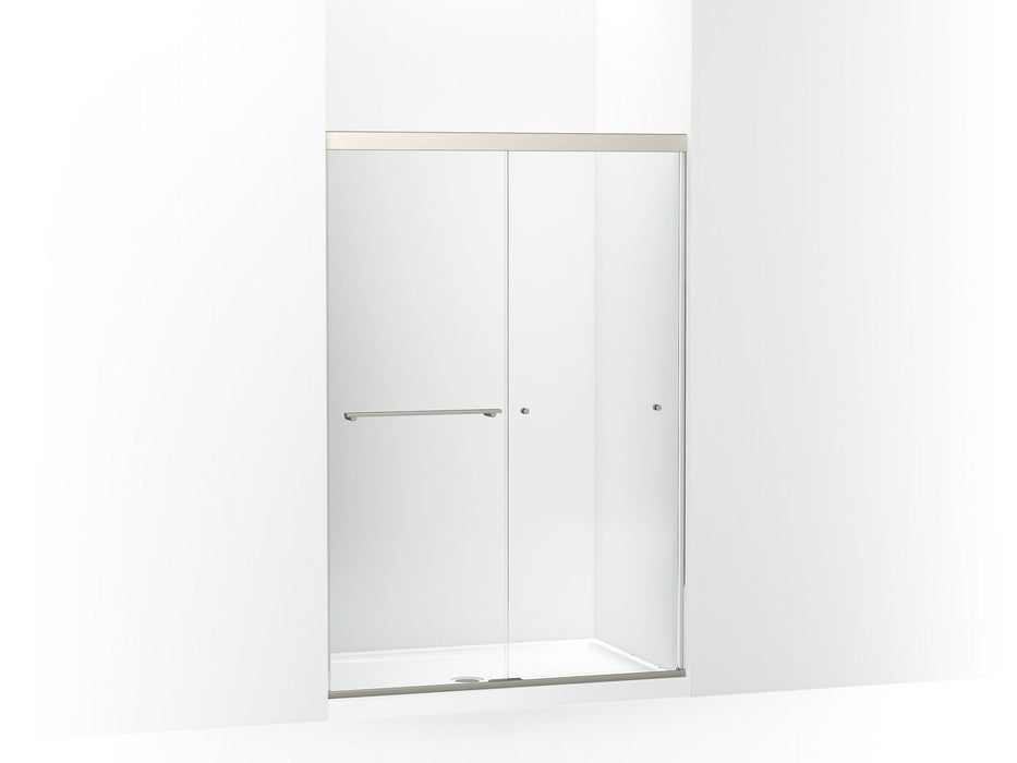 KOHLER K-707101-L Revel Sliding shower door, 70" H x 44-5/8 - 47-5/8" W, with 5/16" thick Crystal Clear glass