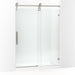 KOHLER K-701724-10L Artifacts 80-7/8" H sliding shower door with 3/8"-thick glass