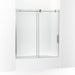 KOHLER K-701694-L Composed 62" H sliding bath door with 3/8"-thick glass