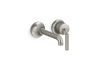 KOHLER K-26438-4 Tone Wall-mount single-handle bathroom sink faucet, 1.2 gpm