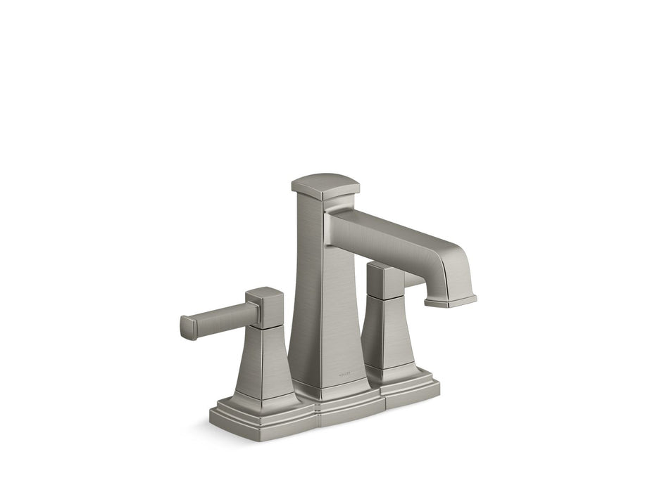 KOHLER K-27398-4 Riff Centerset bathroom sink faucet, 1.2 gpm