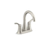 KOHLER K-27388-4 Simplice Centerset bathroom sink faucet, 1.2 gpm