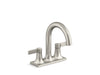 KOHLER K-28124-4K Venza Centerset bathroom sink faucet, 1.0 gpm