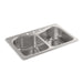 KOHLER K-3369-4 Staccato 33" top-mount double-bowl kitchen sink