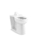 KOHLER K-25044-SSL Modflex Adjust-a-Bowl Floor-mount rear spud flushometer bowl with bedpan lugs