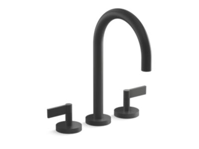 Kallista P25520-LV One Gooseneck, D/M Bath Set, Lever