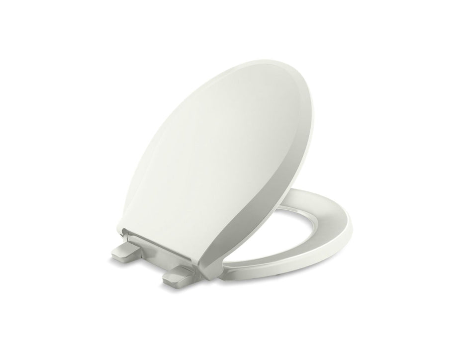 KOHLER K-4639-RL Cachet ReadyLatch Quiet-Close round-front toilet seat
