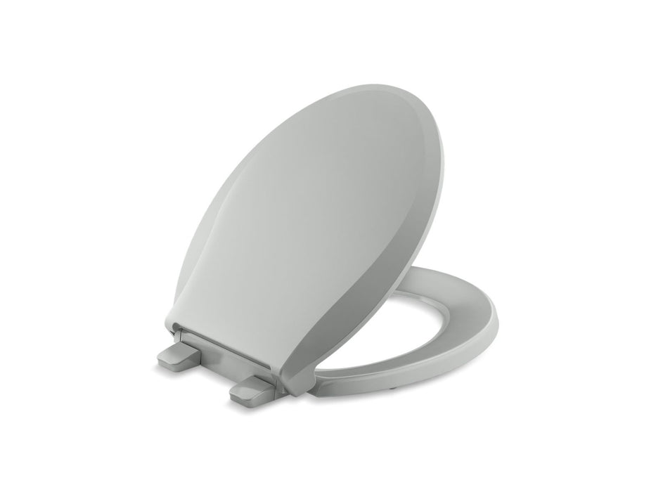 KOHLER K-4639-RL Cachet ReadyLatch Quiet-Close round-front toilet seat