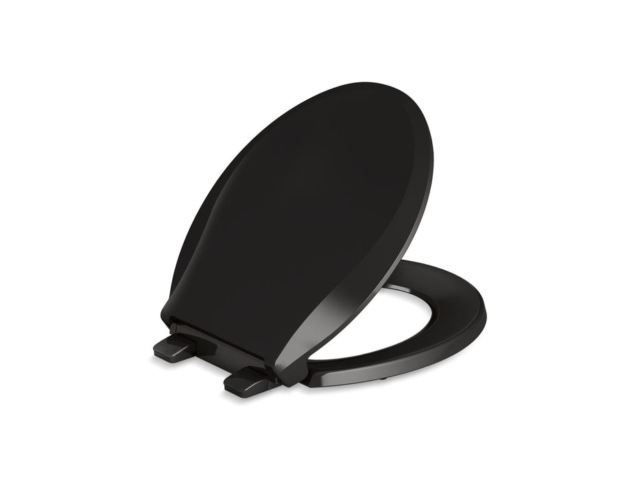 KOHLER K-4639-RL Cachet ReadyLatch Quiet-Close round-front toilet seat