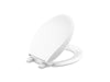 KOHLER K-4639-RL Cachet ReadyLatch Quiet-Close round-front toilet seat
