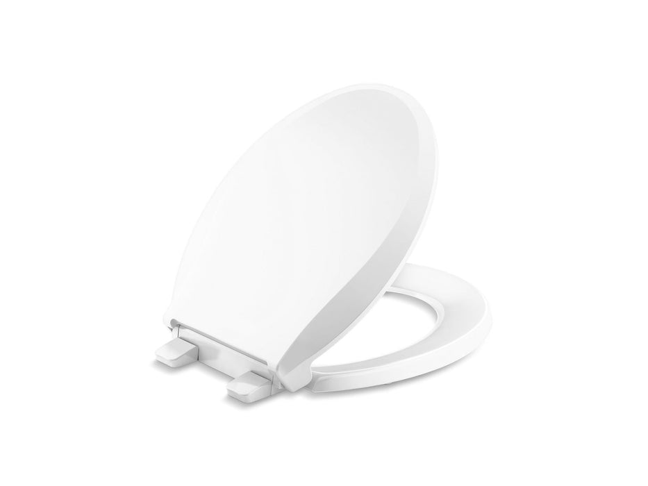 KOHLER K-4639-RL Cachet ReadyLatch Quiet-Close round-front toilet seat