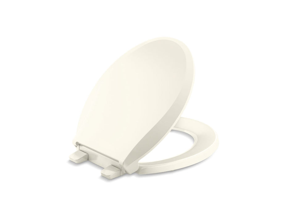 KOHLER K-4639-RL Cachet ReadyLatch Quiet-Close round-front toilet seat