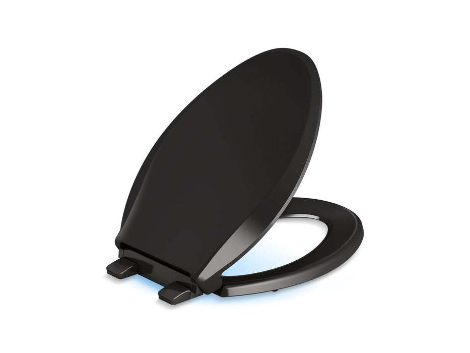 KOHLER K-75796-RL Cachet Nightlight ReadyLatch Quiet-Close elongated toilet seat