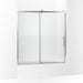 KOHLER K-702253-10G81 Rely 62-1/2" H sliding bath door with 3/8"-thick glass