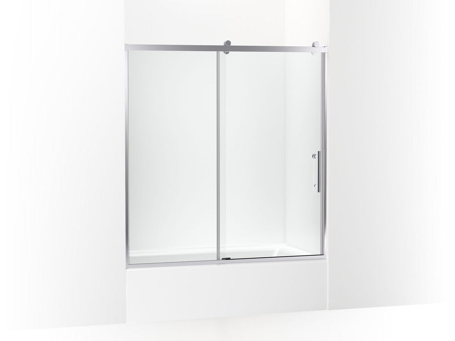 KOHLER K-702253-10L Rely 62-1/2" H sliding bath door with 3/8"-thick glass
