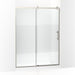 KOHLER K-702256-10G81 Rely 77" H sliding shower door with 3/8"-thick glass