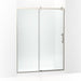 KOHLER K-709079-10L Rely 77" H sliding shower door with 3/8"-thick glass