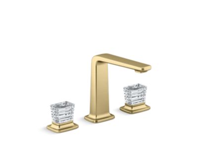Kallista P29383-CC Per Se Sink Faucet, Tall, Crystal Knob
