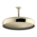KOHLER Statement Round 14" single-function rainhead, 2.5 gpm