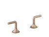 KOHLER K-27018-4 Occasion Deck-mount bath faucet handles with Lever design