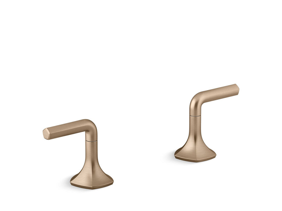 KOHLER K-27018-4 Occasion Deck-mount bath faucet handles with Lever design