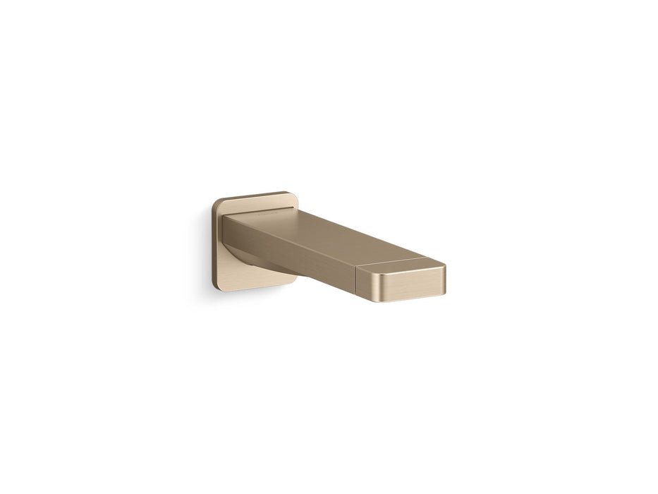 KOHLER K-23510 Parallel Wall-mount bath spout