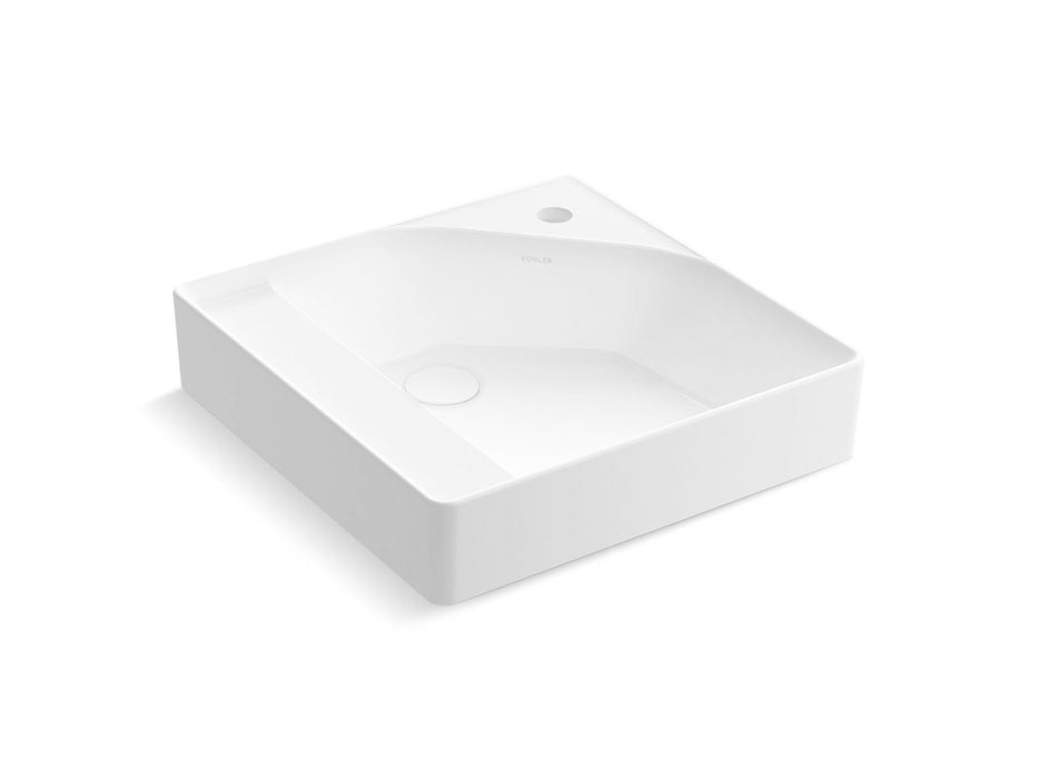 KOHLER K-31551 Spacity 18" vitreous china vanity top with integrated rectangular sink