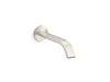 KOHLER K-T23888 Components Wall-mount bathroom sink faucet spout with Ribbon design, 1.2 gpm