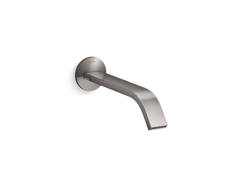 KOHLER K-T23888 Components Wall-mount bathroom sink faucet spout with Ribbon design, 1.2 gpm