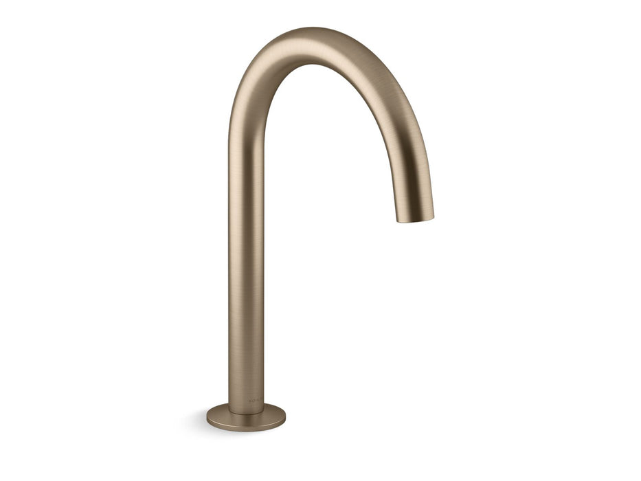 KOHLER K-77985 Components Deck-mount bath spout with Tube design