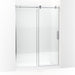 KOHLER K-701696-G81 Composed 78" sliding shower door with 3/8"-thick glass