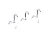 KOHLER K-181033-BB1 Oblo Curve Touchless lavatory faucets and soap dispensers for Constellation lavatory system, 0.5 gpm