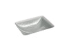 KOHLER K-28823-G8 Yepsen 20" rectangular undermount bathroom sink, no overflow
