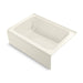 KOHLER K-25833-LA Avec 60" x 42" alcove bath, left drain