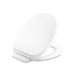 KOHLER K-28005 Drift ReadyLatch Quiet-Close round-front toilet seat