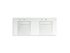 KOHLER K-81030-BSS Constellation 60" wall-mount basin lavatory system