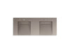 KOHLER K-81030-BSS Constellation 60" wall-mount basin lavatory system