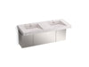 KOHLER K-81030-BSS Constellation 60" wall-mount basin lavatory system