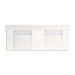 KOHLER K-81025-BSS Constellation 60" wall-mount basin lavatory system with backsplash