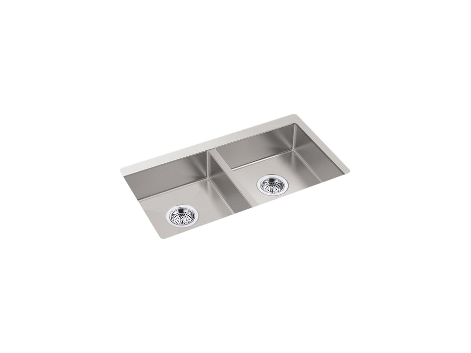 KOHLER Strive 29-1/2" undermount double-bowl kitchen sink