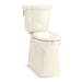 KOHLER K-33814 Corbelle Tall ContinuousClean two-piece elongated toilet with skirted trapway, 1.28 gpf