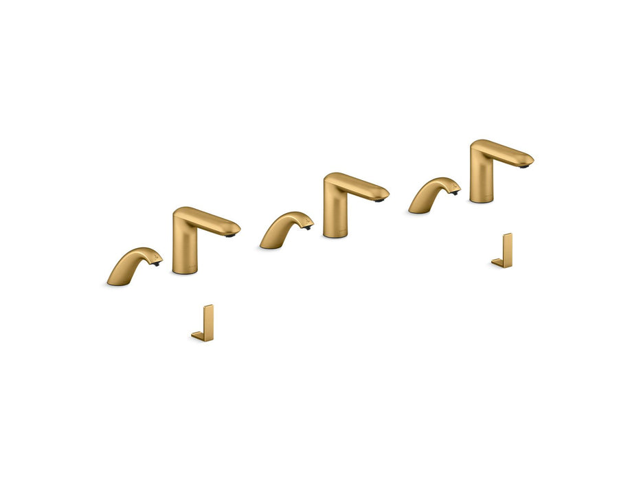 KOHLER K-181031-BK1 Kumin Curve Touchless lavatory faucets and soap dispensers for Constellation lavatory system, 0.5 gpm
