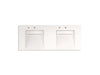 KOHLER K-81030-BSS Constellation 60" wall-mount basin lavatory system