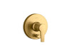 KOHLER K-T49988-4 Pitch Rite-Temp Valve trim with push-button diverter