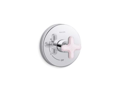 Kallista P32707-RST 002 Pressure Balance Trim, Rose Quartz