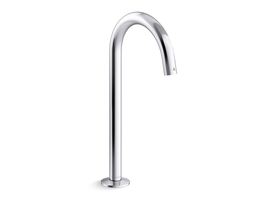 KOHLER Components Touchless lavatory faucet with Kinesis sensor technology, Tube design, HES-powered, 0.5 gpm
