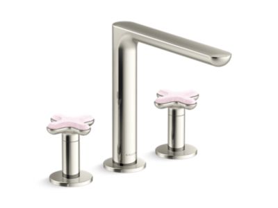 Kallista P32711-RST 002 Deck Mount Bath Faucet Rose Quartz