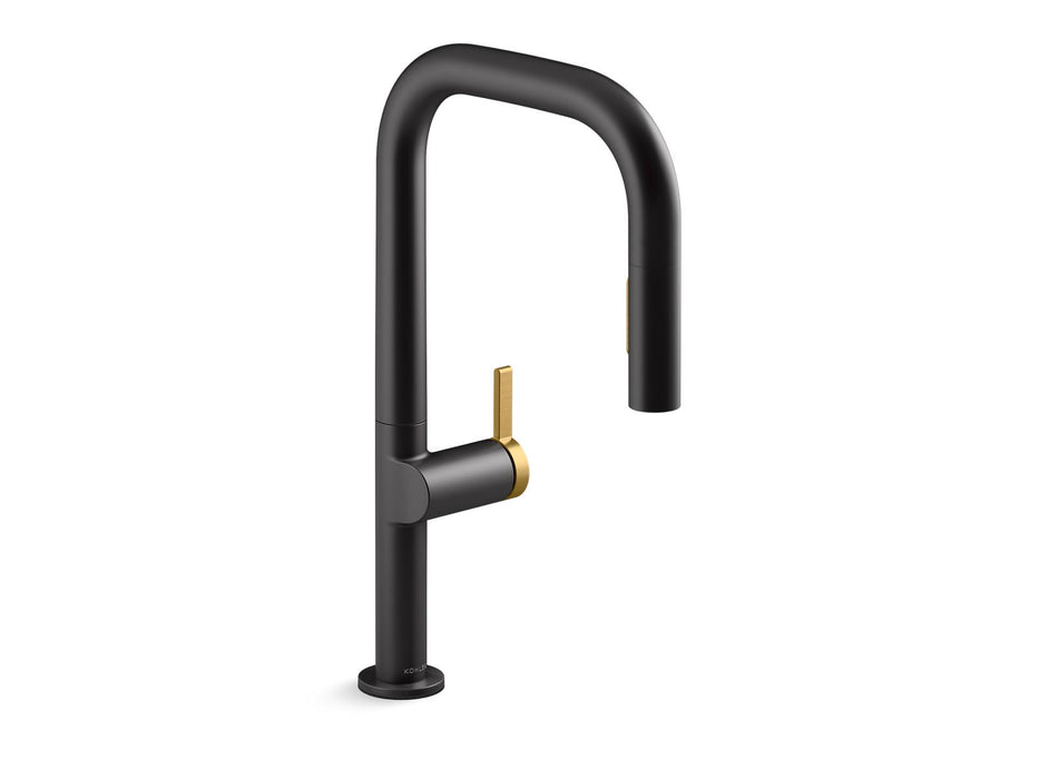 KOHLER K-28271 Components Touchless pull-down kitchen sink faucet with two-function sprayhead