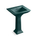Memoirs Stately 24-1/2" rectangular pedestal bathroom sink