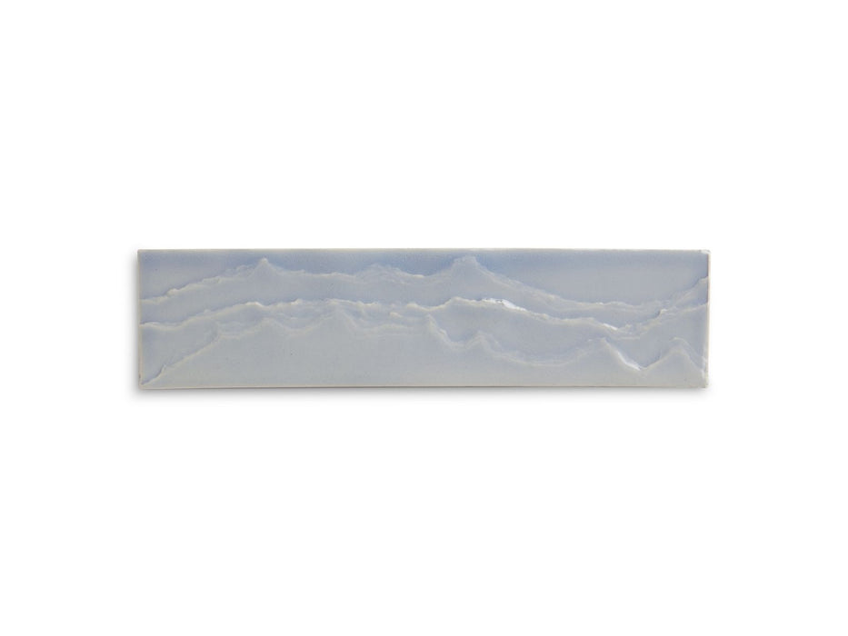 KOHLER Landshapes™ by Daniel Arsham 3" x 12" feature tile produced by the KOHLER WasteLAB